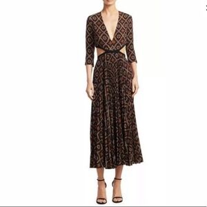 ALC Reece Silk Cutout Dress